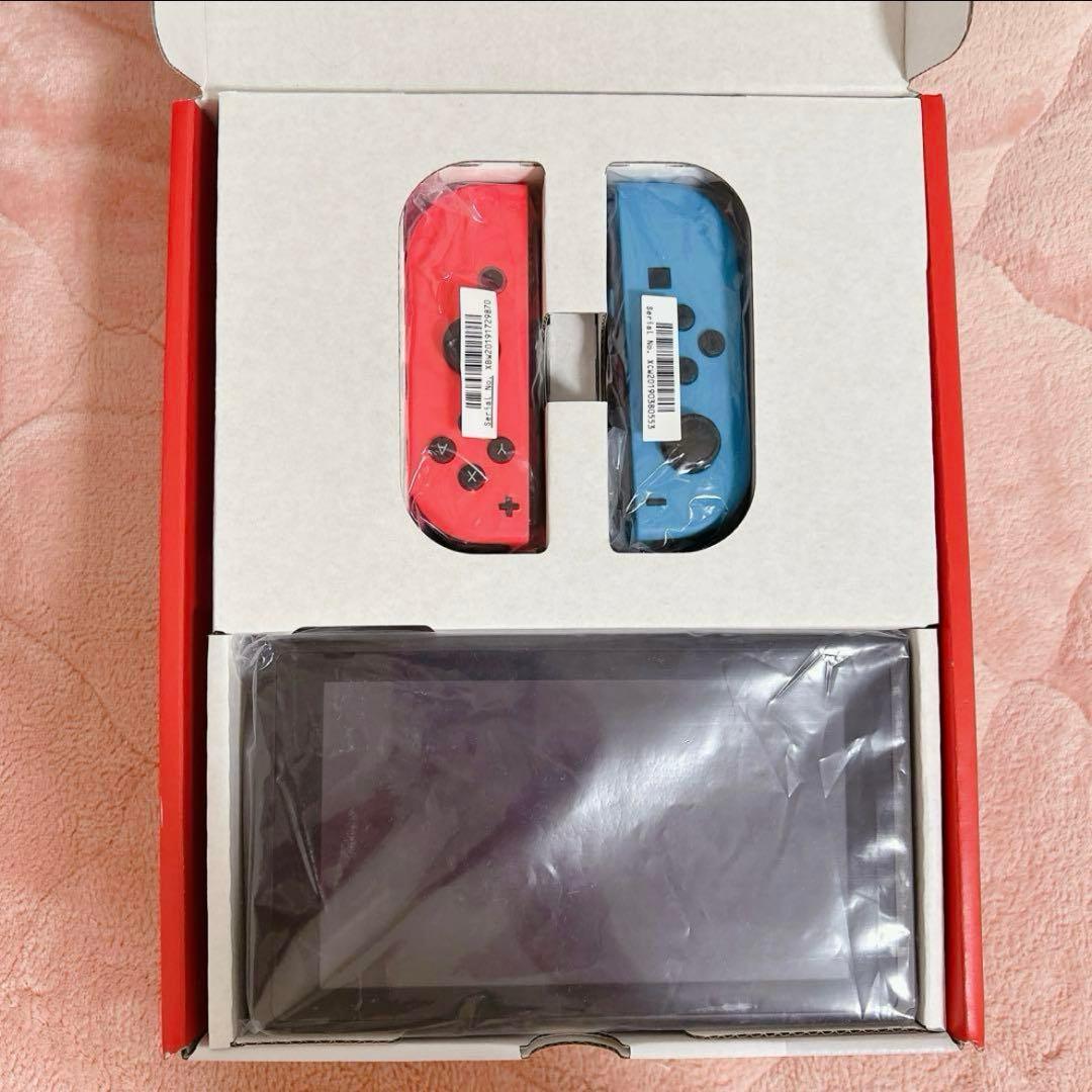 【ほぼ新品】Nintendo Switch ネオンブルー・ネオンレッド 完品