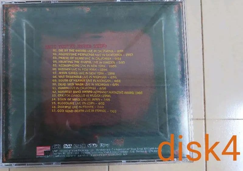 SLAYER / soundtrack to the apocalypse 廃盤