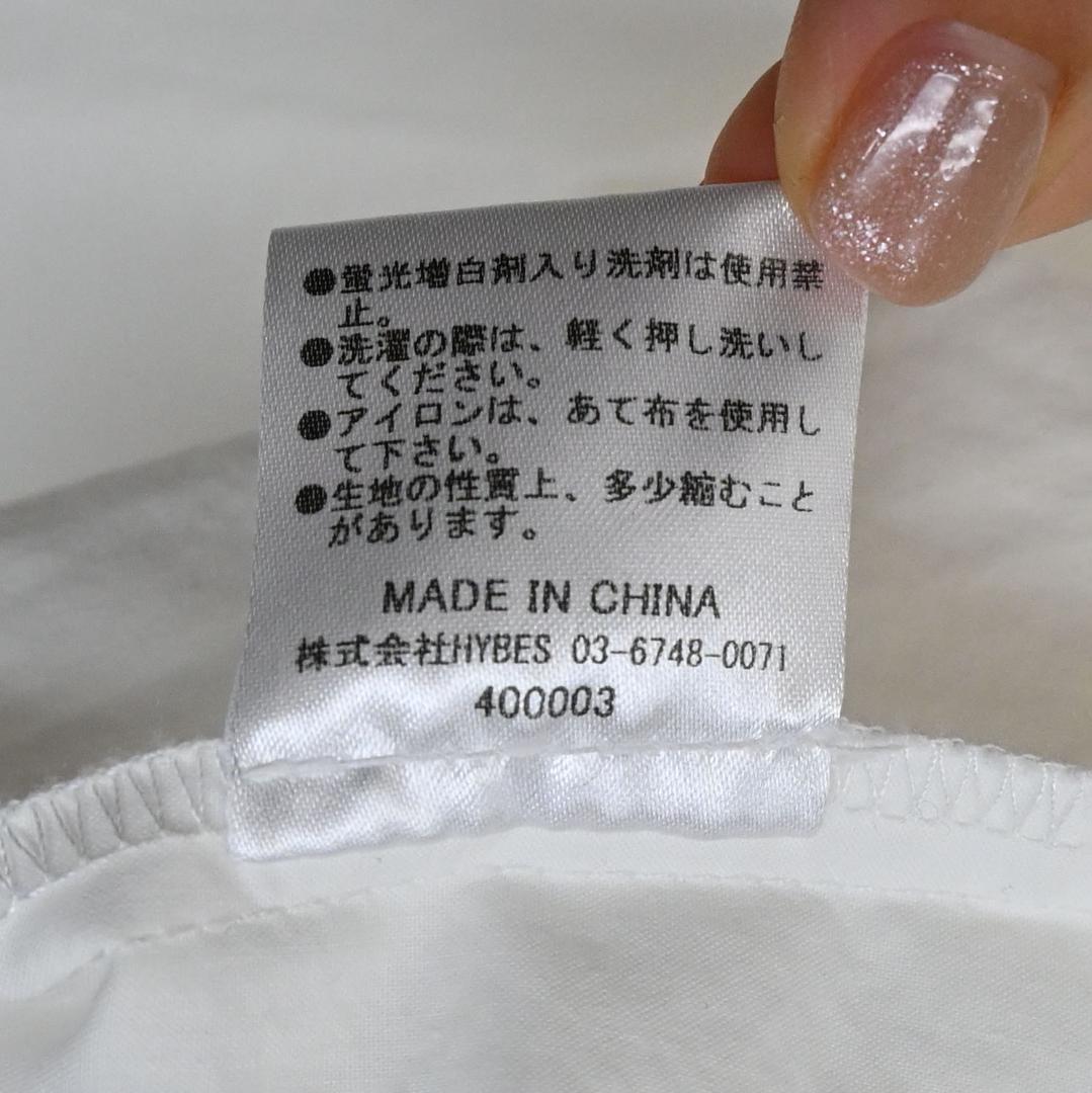 □ 49079★年 エトレトウキョウ デザインタックシャツワンピース F