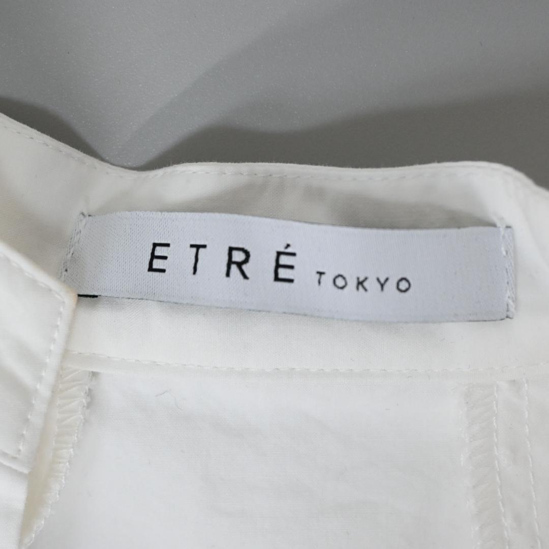 □ 49079★年 エトレトウキョウ デザインタックシャツワンピース F