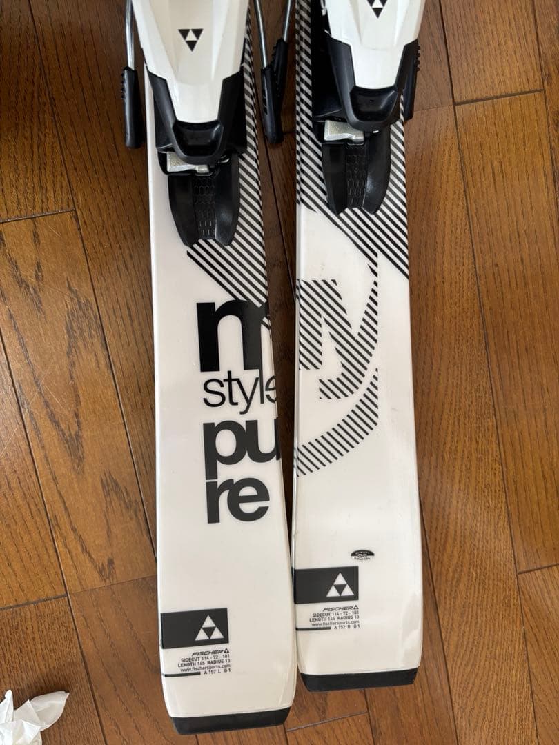 フィッシャー　スキー板　145cm ストック　セット