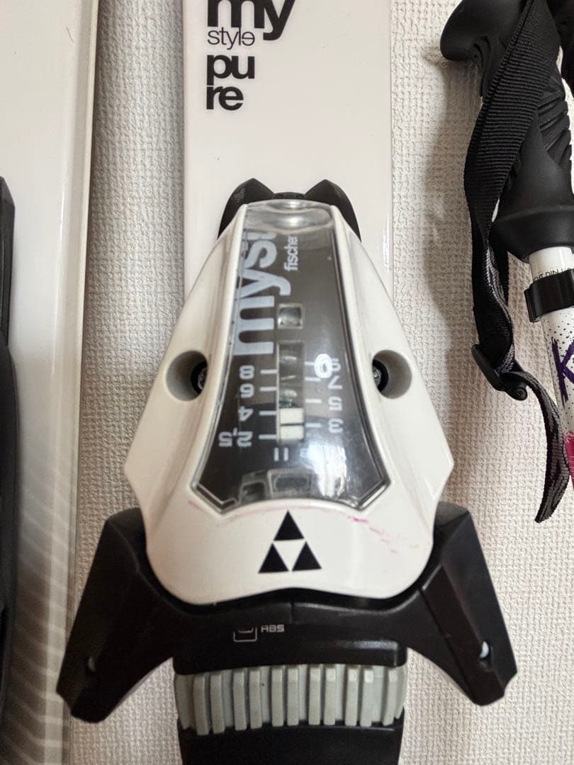 フィッシャー　スキー板　145cm ストック　セット