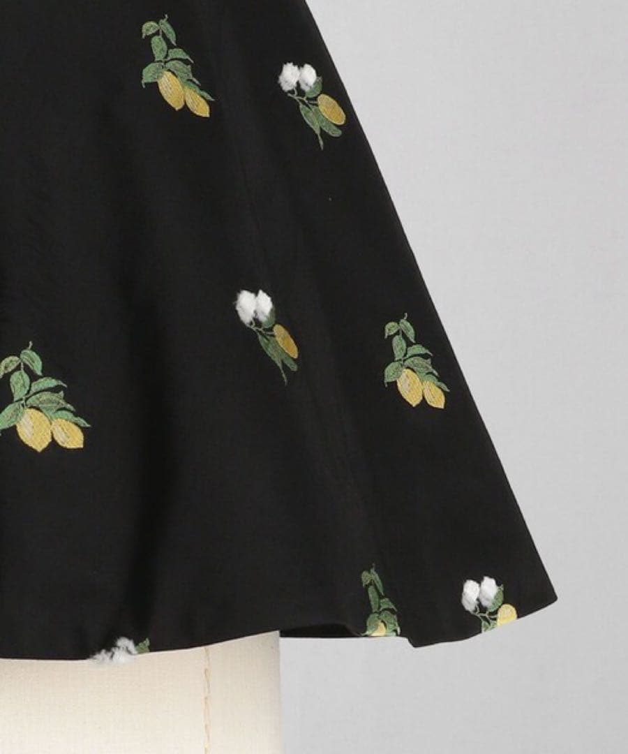 ★22様限定出品★LOEFF(ロエフ)レモン ジャガードベスト/ジレ ブラック