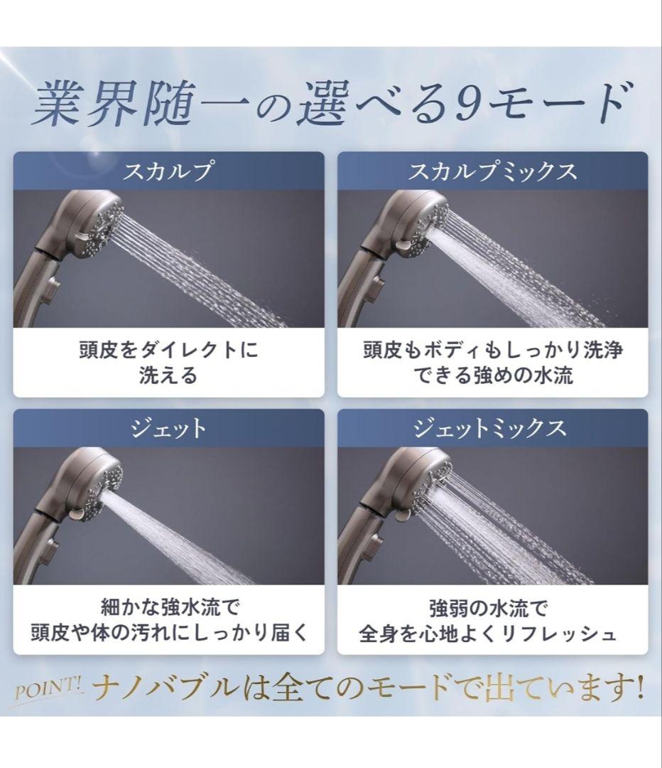 UR.SALON シャワーヘッド ナノバブル