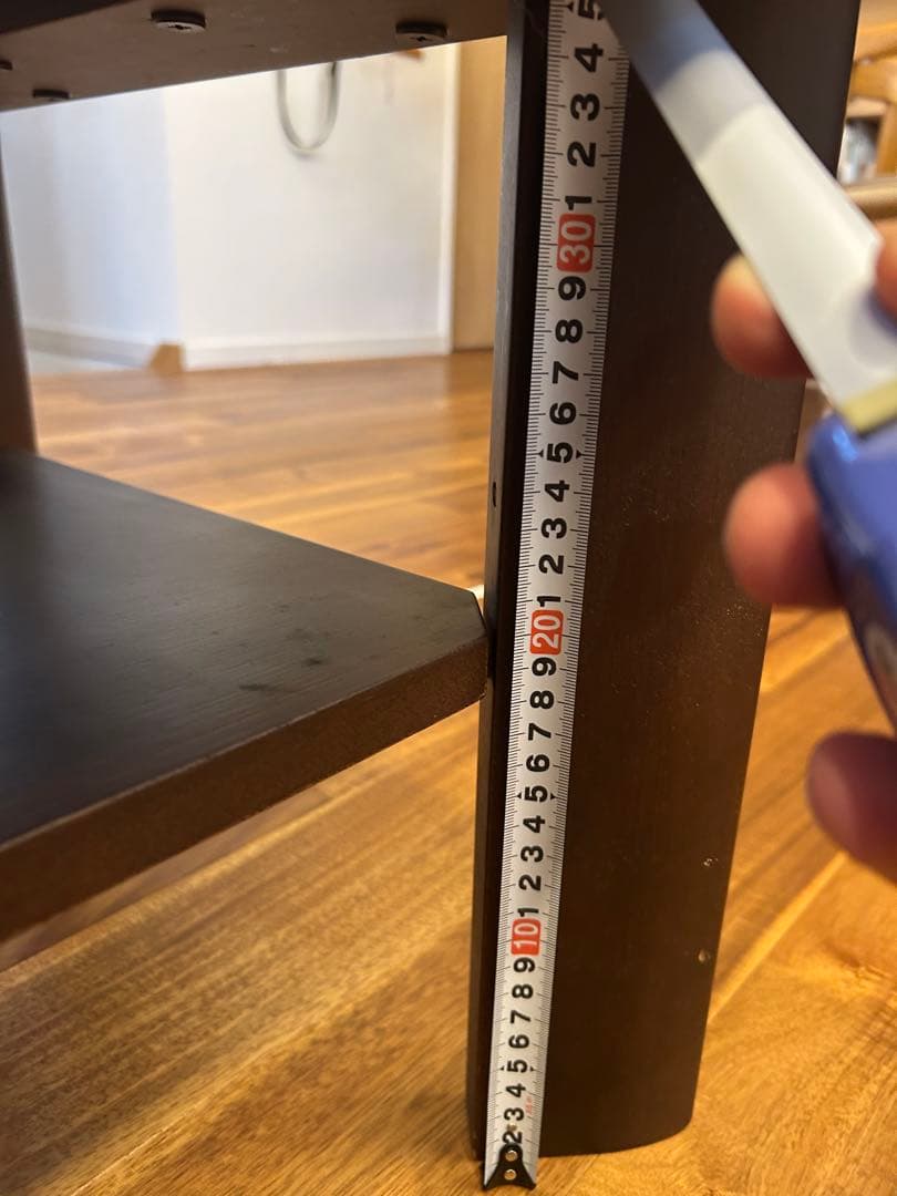 大塚家具　ダークブラウン 木製 ローテーブル