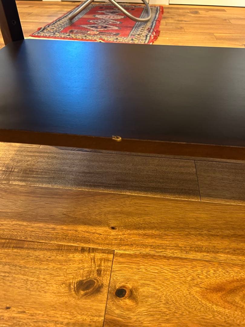 大塚家具　ダークブラウン 木製 ローテーブル