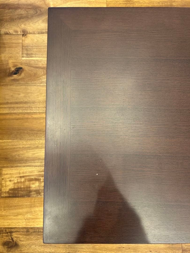 大塚家具　ダークブラウン 木製 ローテーブル