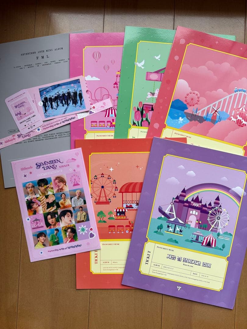 SEVENTEEN LAND 楽譜 DAY NIGHT セット