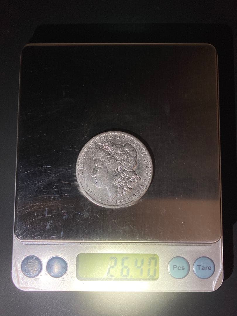 《アメリカ》モルガンダラー1ドル銀貨(1884年)