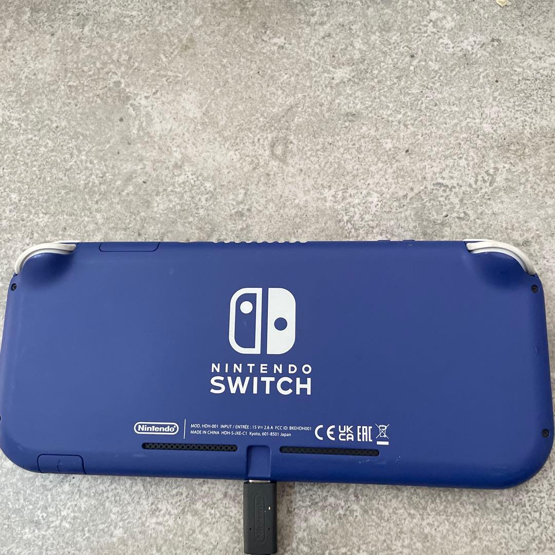 Nintendo Switch Lite 青色 本体 箱付き充電器付き