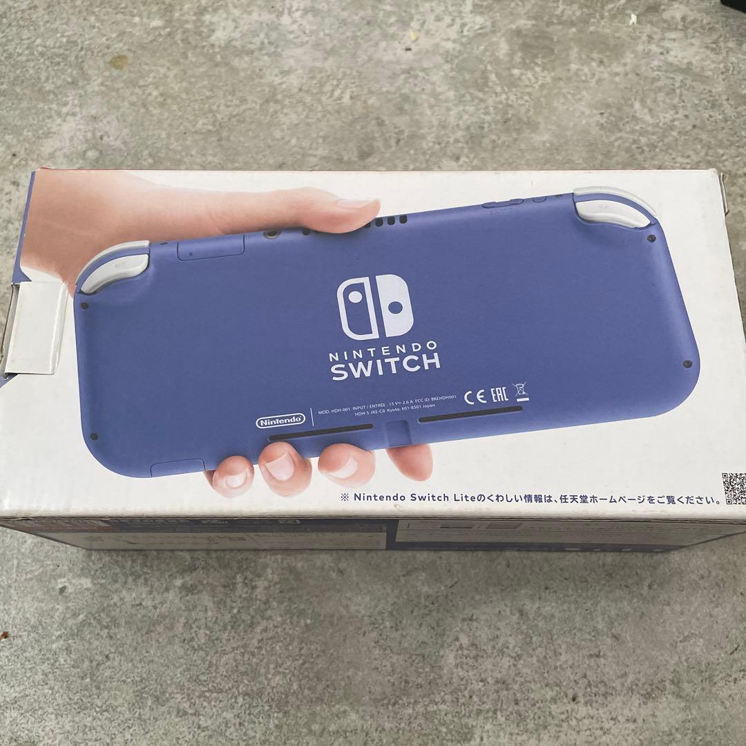 Nintendo Switch Lite 青色 本体 箱付き充電器付き