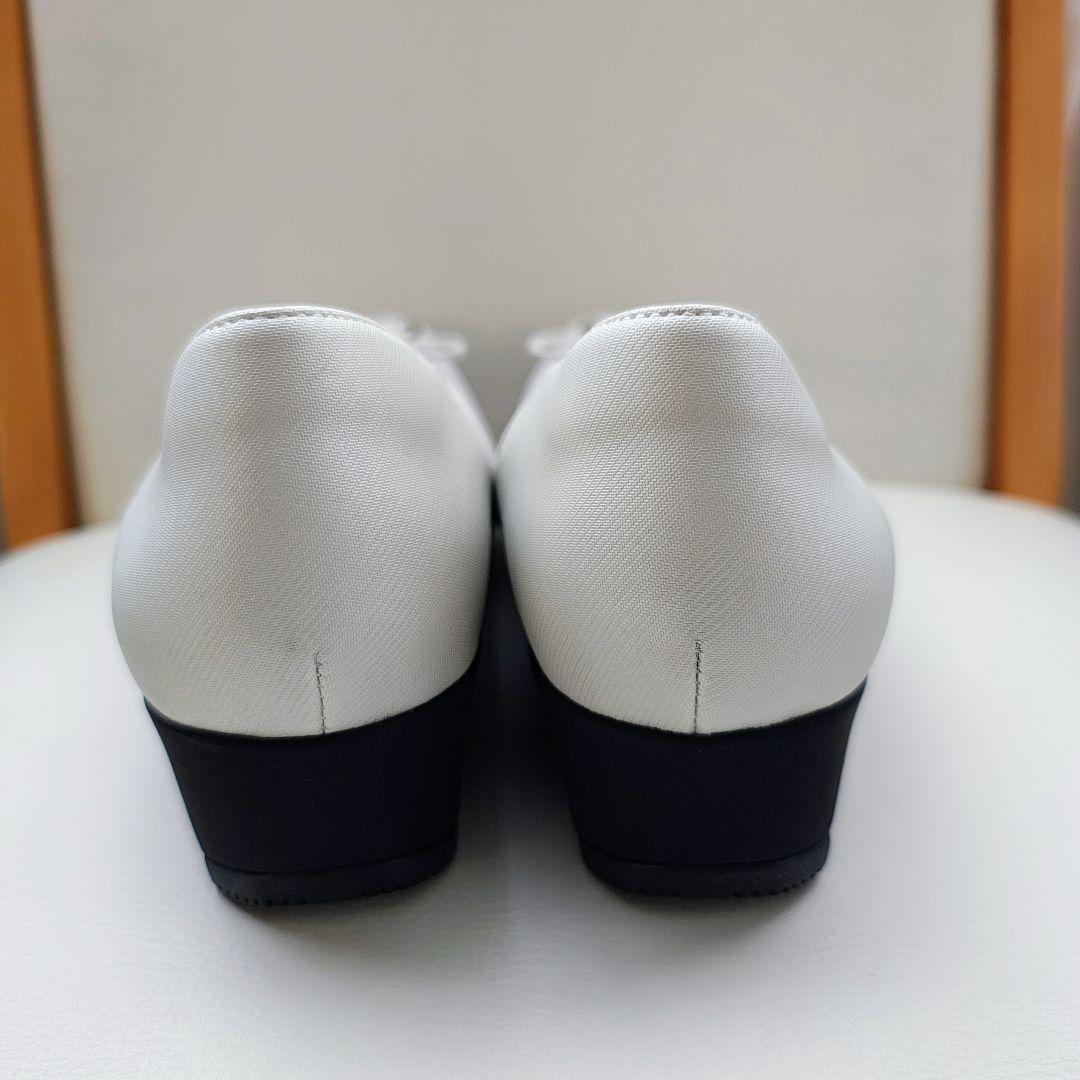 新品 fitfit フィットフィット 撥水 ストレッチレザー 本革 パンプス