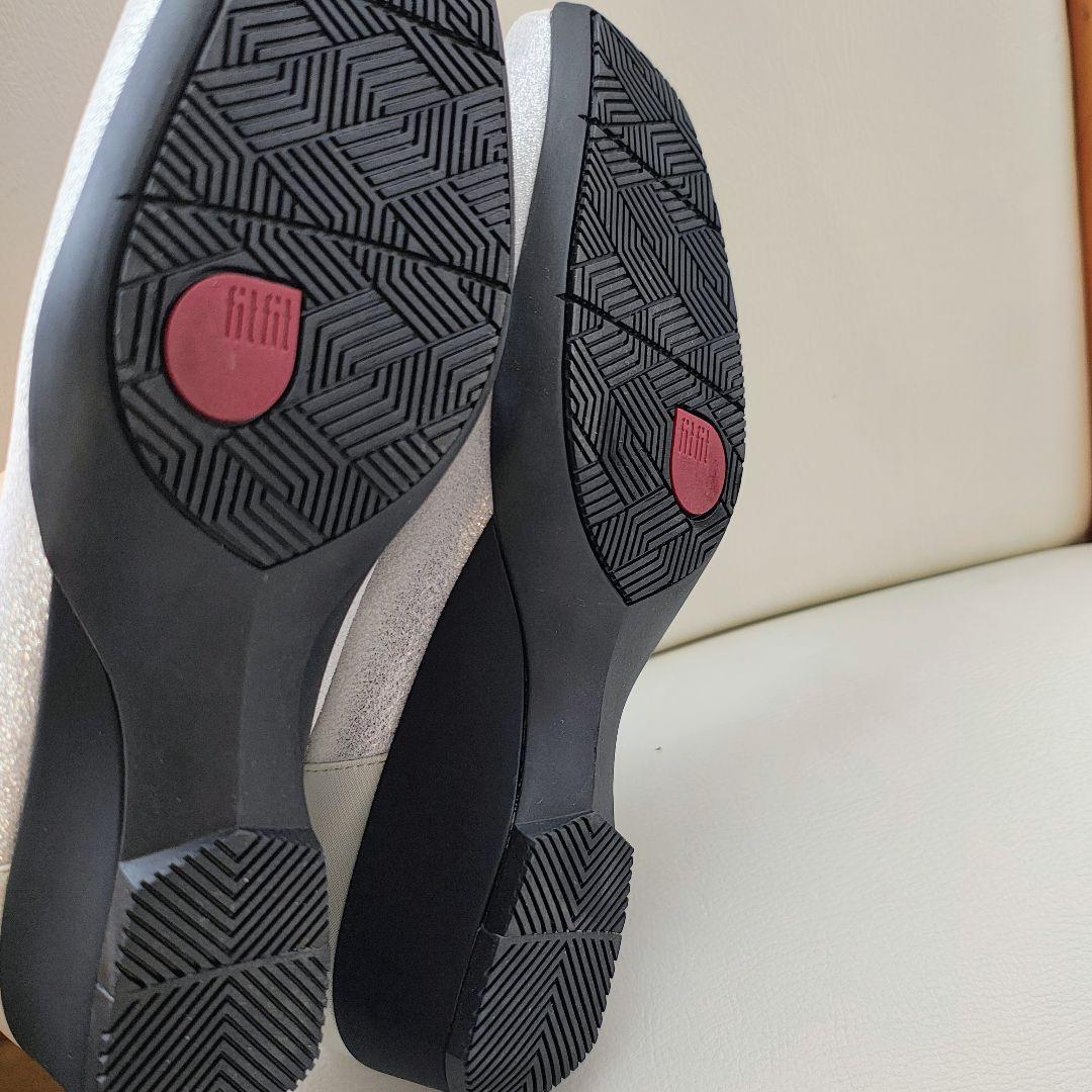 新品 fitfit フィットフィット 撥水 ストレッチレザー 本革 パンプス