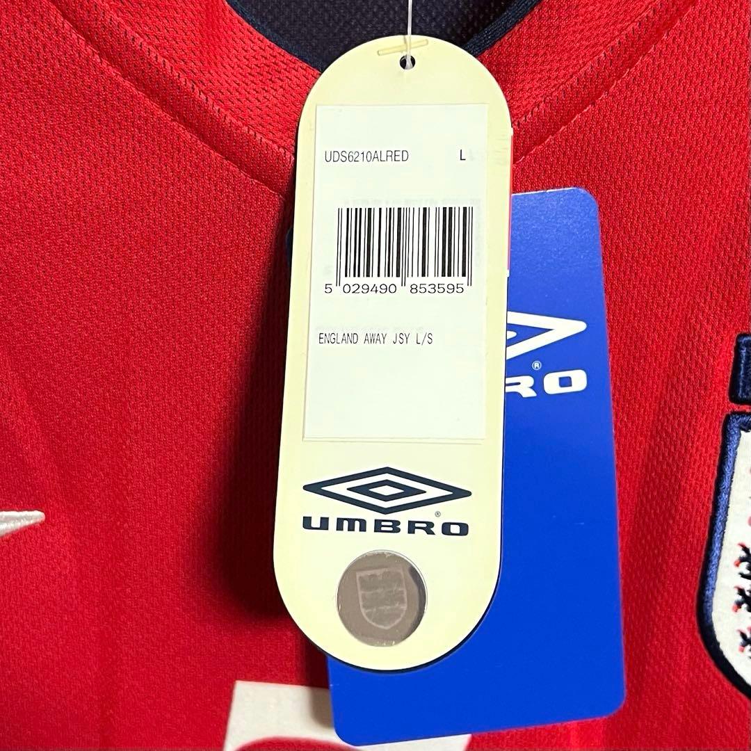 【新品/タグ付き】2002日韓W杯 イングランド代表 ♯7 ベッカム【Lサイズ】