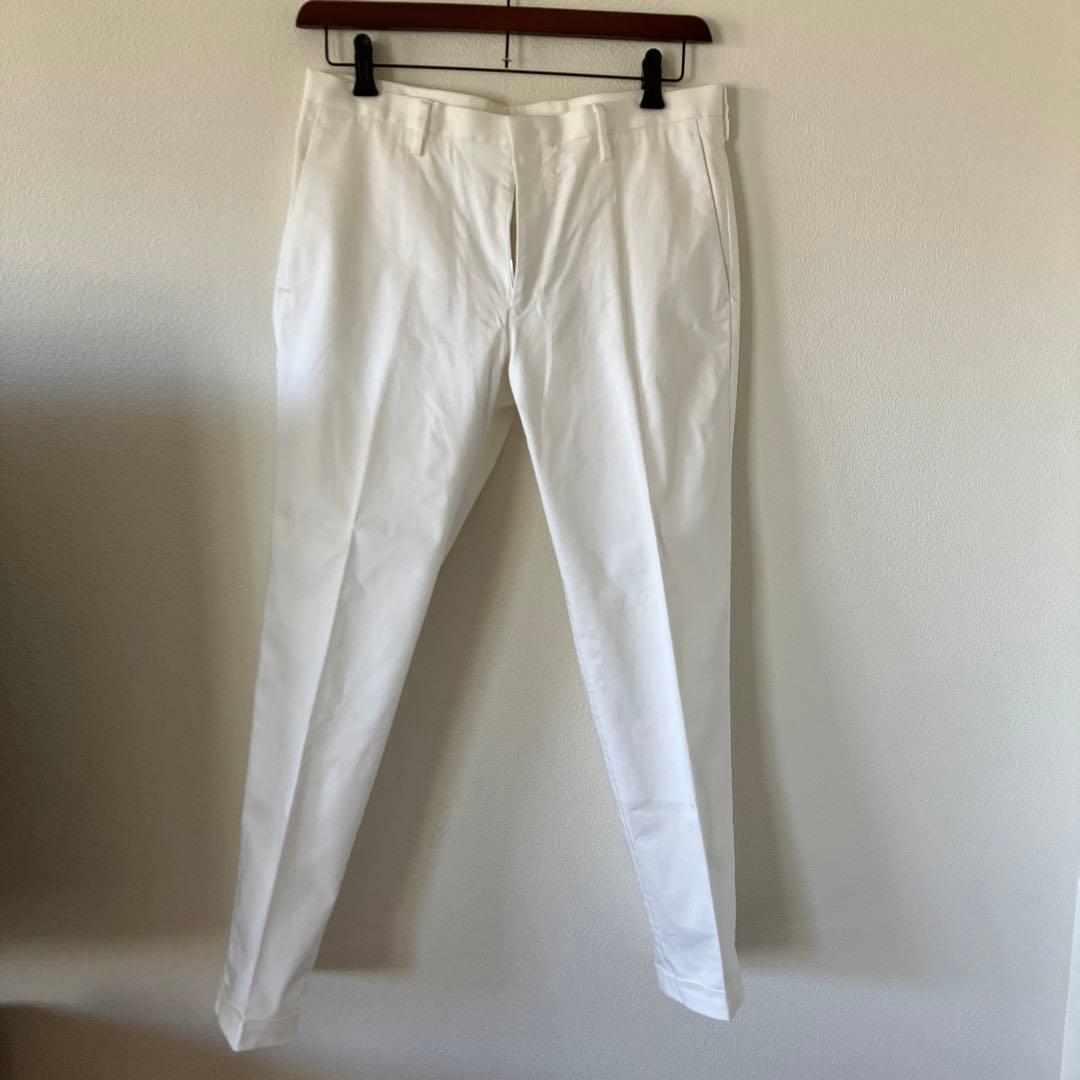 中村圭 パンツ2本 美品 Paulsmithネイビー テーパードスラックス