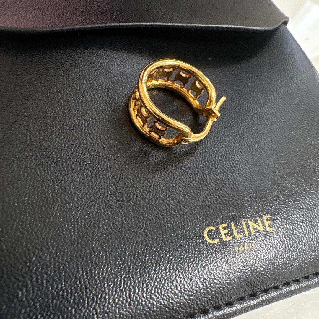 CELINE トリオンフ　フープピアス　※片耳のみ