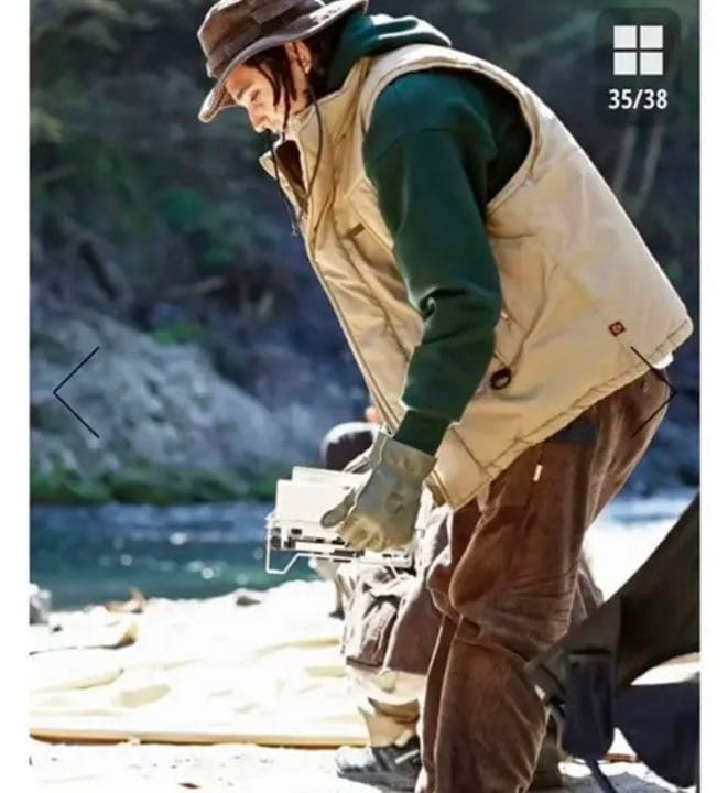 ダウンベスト　ベストメンズ　フリークスストア　グリップスワニー