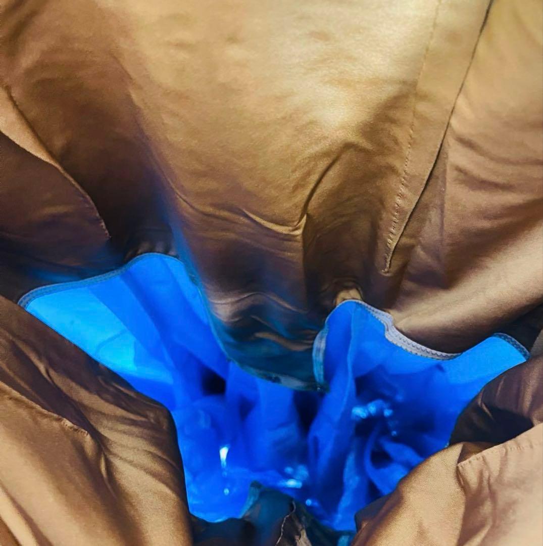 Ｌサイズ　社交ダンス　カオリ　ドレス　発表会　披露　ストーン　ブルー　衣装袋