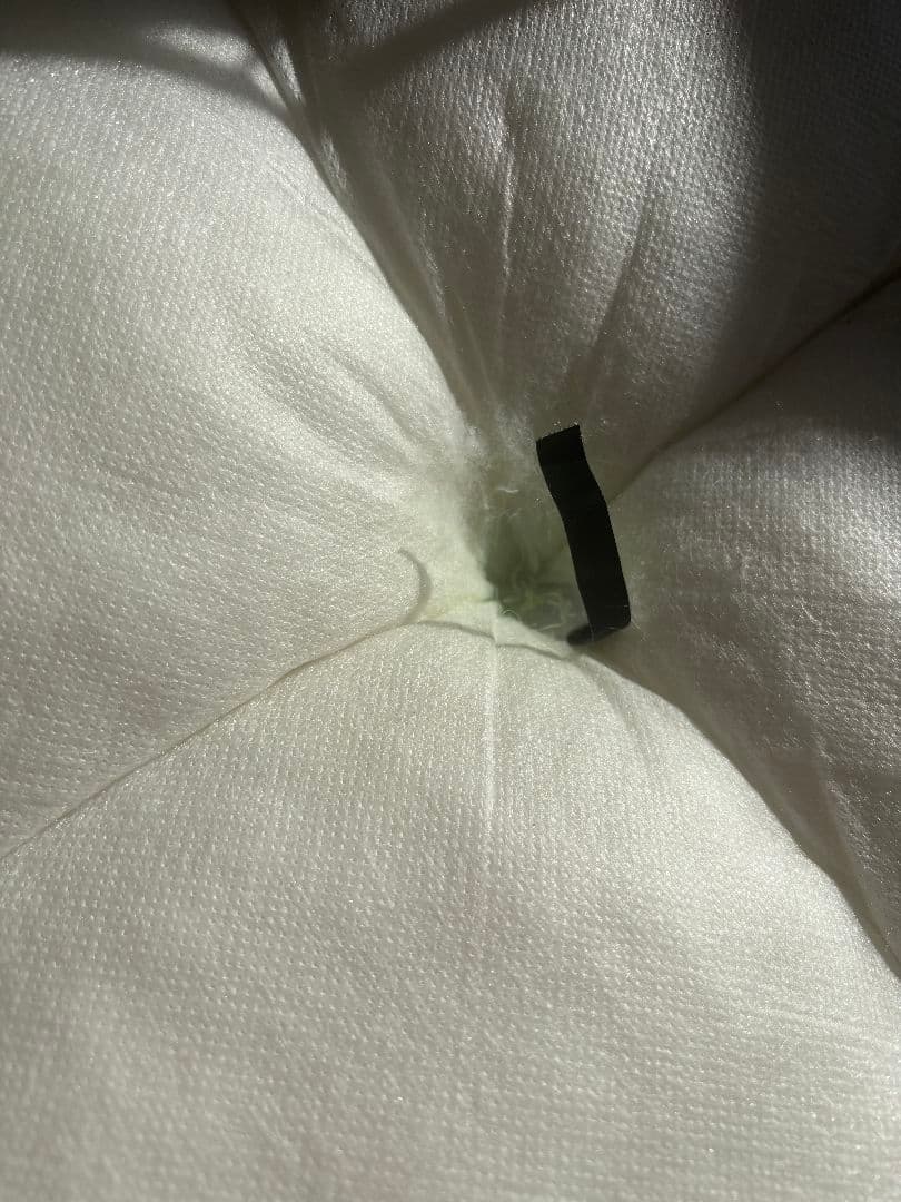 アイボリー ポケットコイルソファ 幅180cm