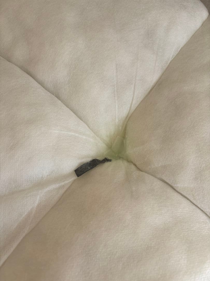 アイボリー ポケットコイルソファ 幅180cm