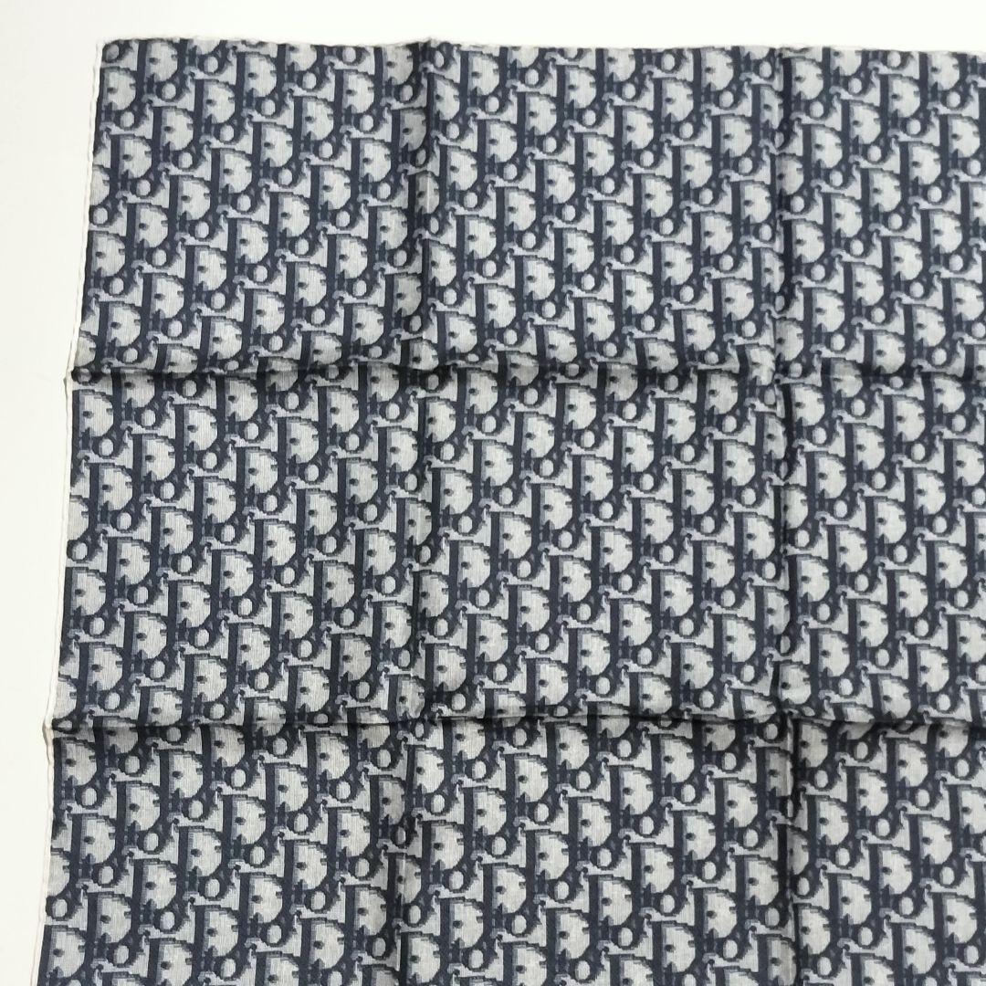 美品 Christian Dior スカーフ トロッター ロゴ 総柄 66cm