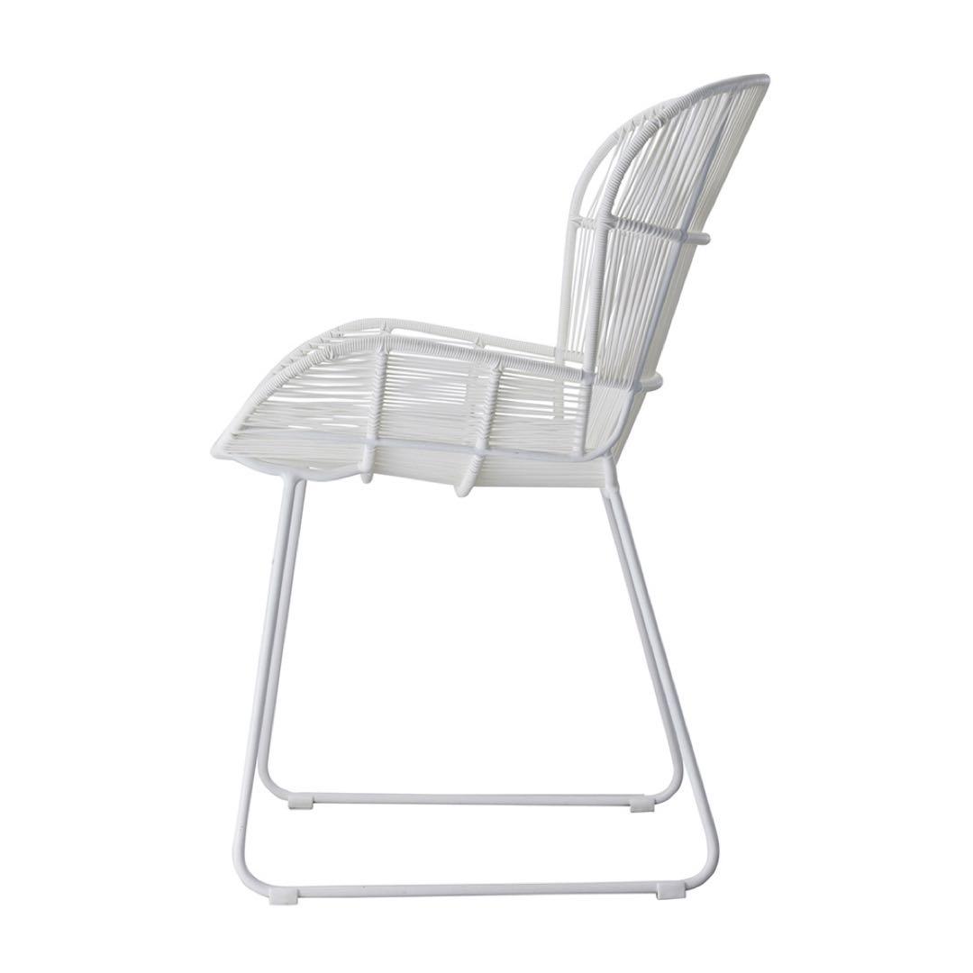 【新品未開封】 Oliver オリバー アウトドアチェア ホワイト スチール素材