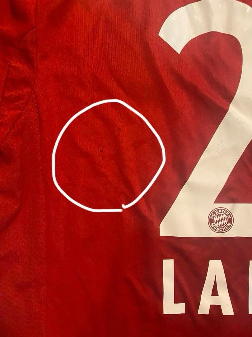 【新品未使用】バイエルンミュンヘン　ラーム　21 ユニフォームレプリカ