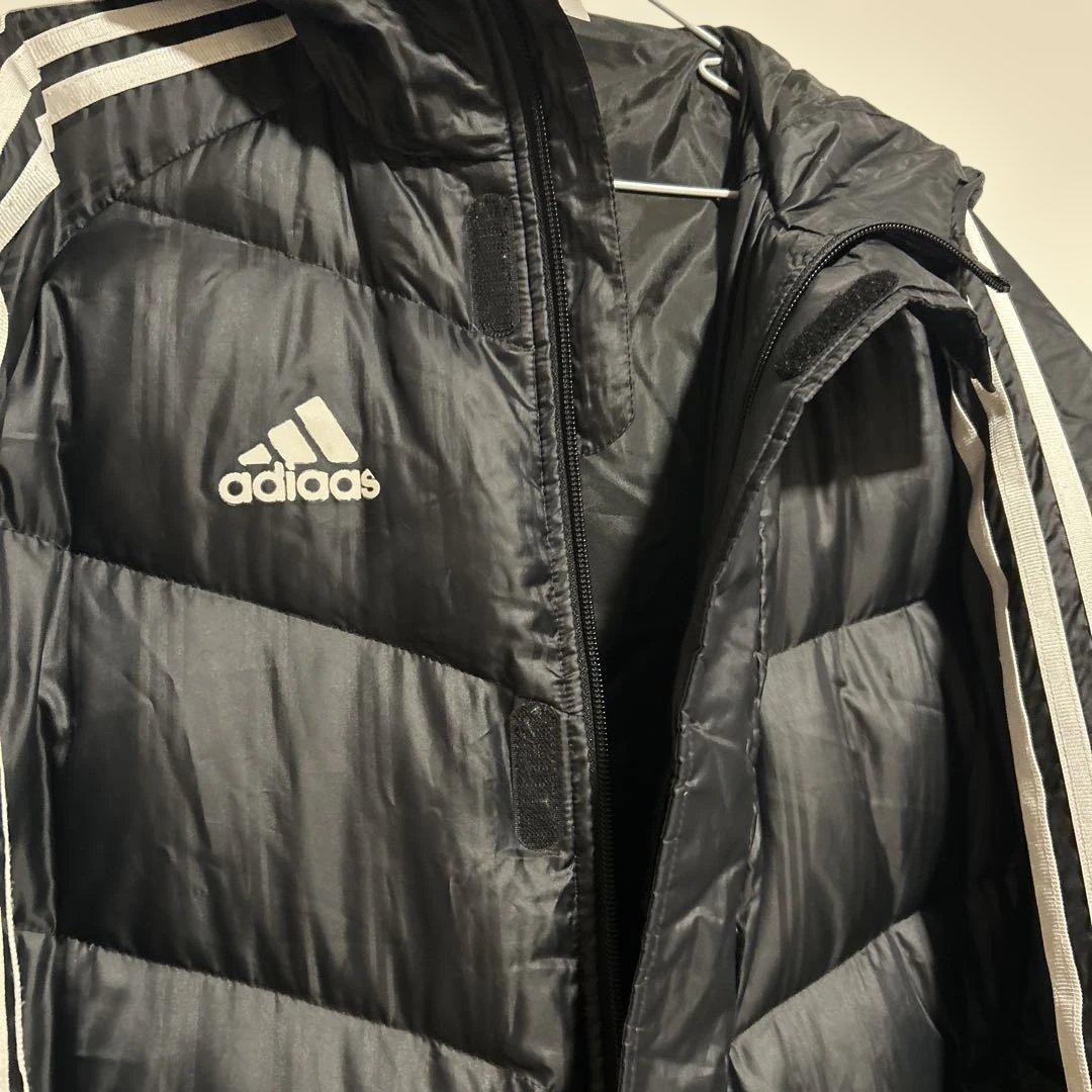 ベンチコート 黒 160 アディダス　サッカー　メンズ　レディース　フットサル