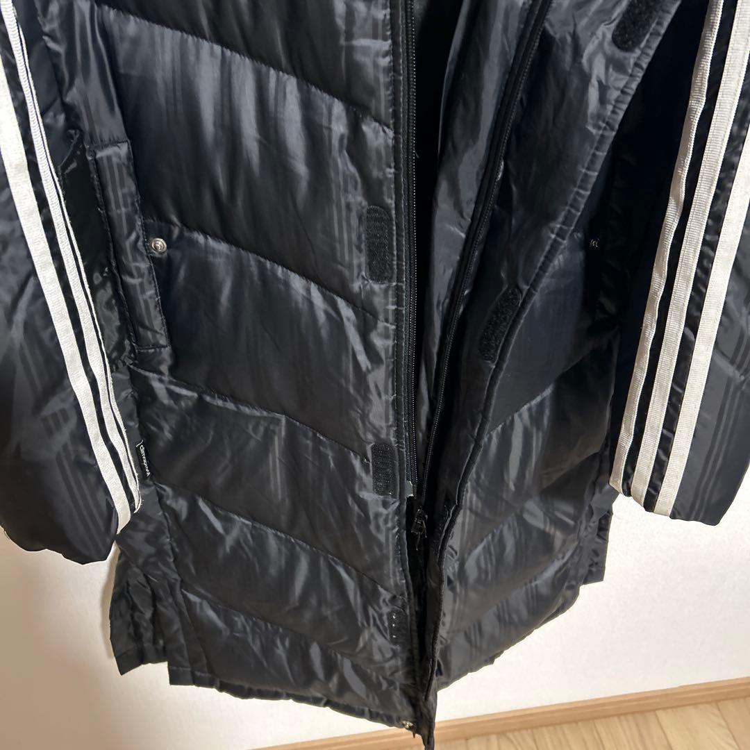 ベンチコート 黒 160 アディダス　サッカー　メンズ　レディース　フットサル