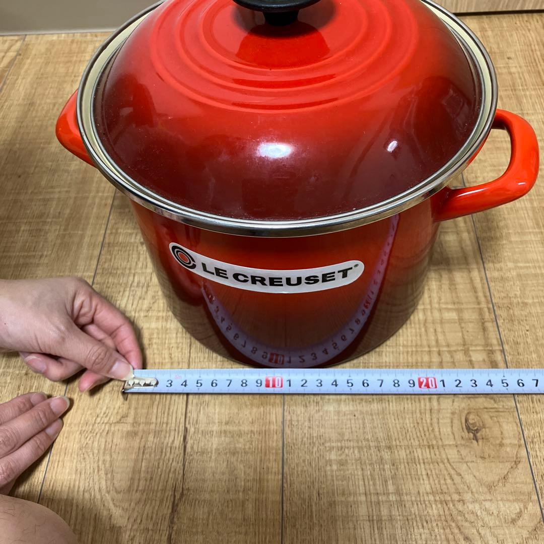 LE CREUSET 赤 両手鍋 大