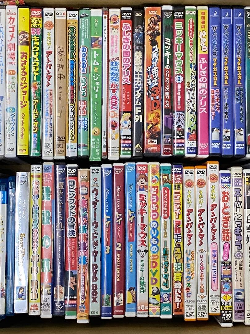 H5F820☆子供向けアニメDVDまとめ売り約70枚