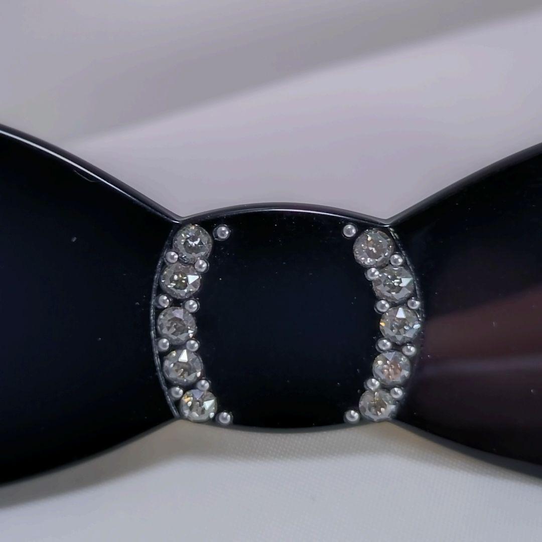 アレクサンドルドゥパリ　リボンバレッタ　ブラック