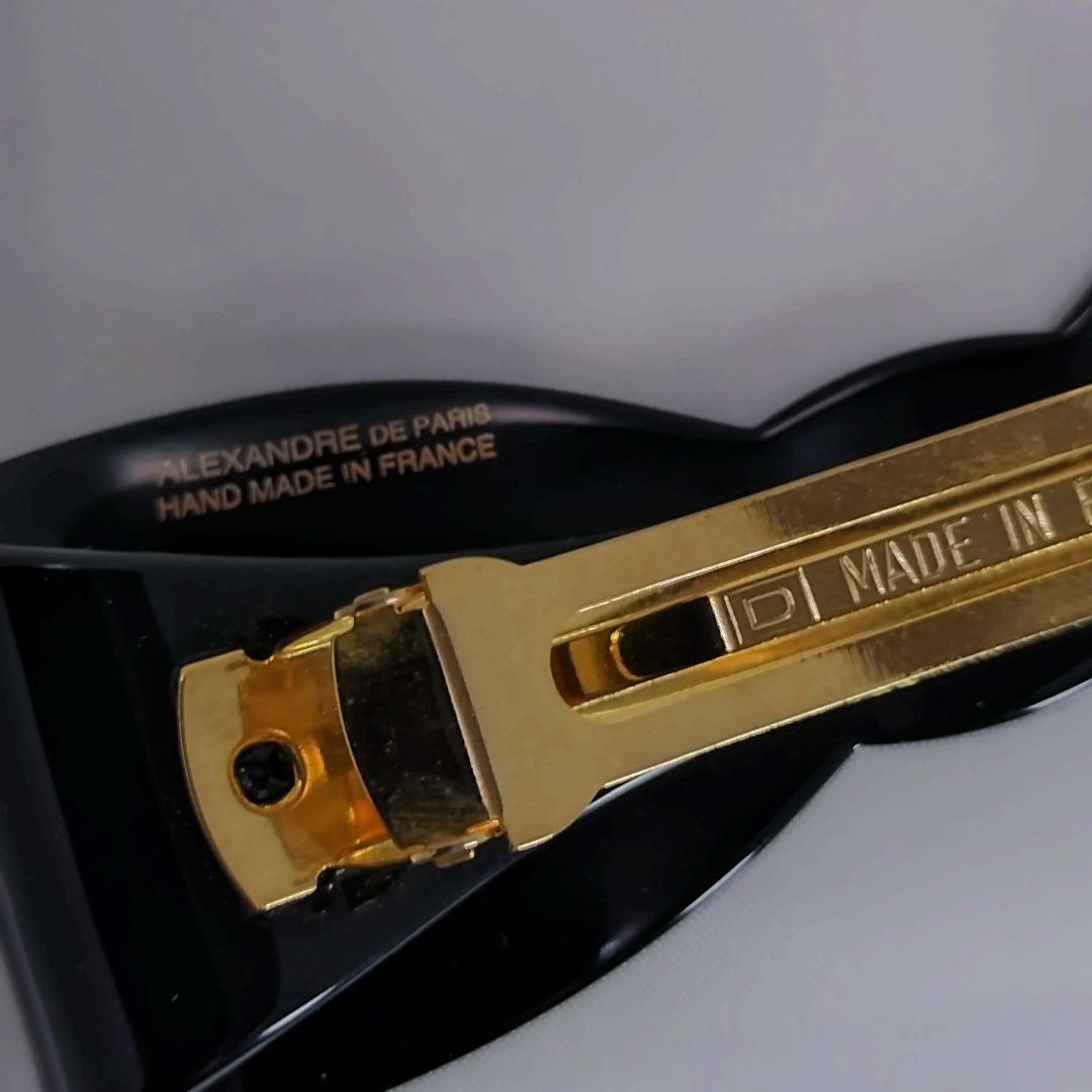 アレクサンドルドゥパリ　リボンバレッタ　ブラック