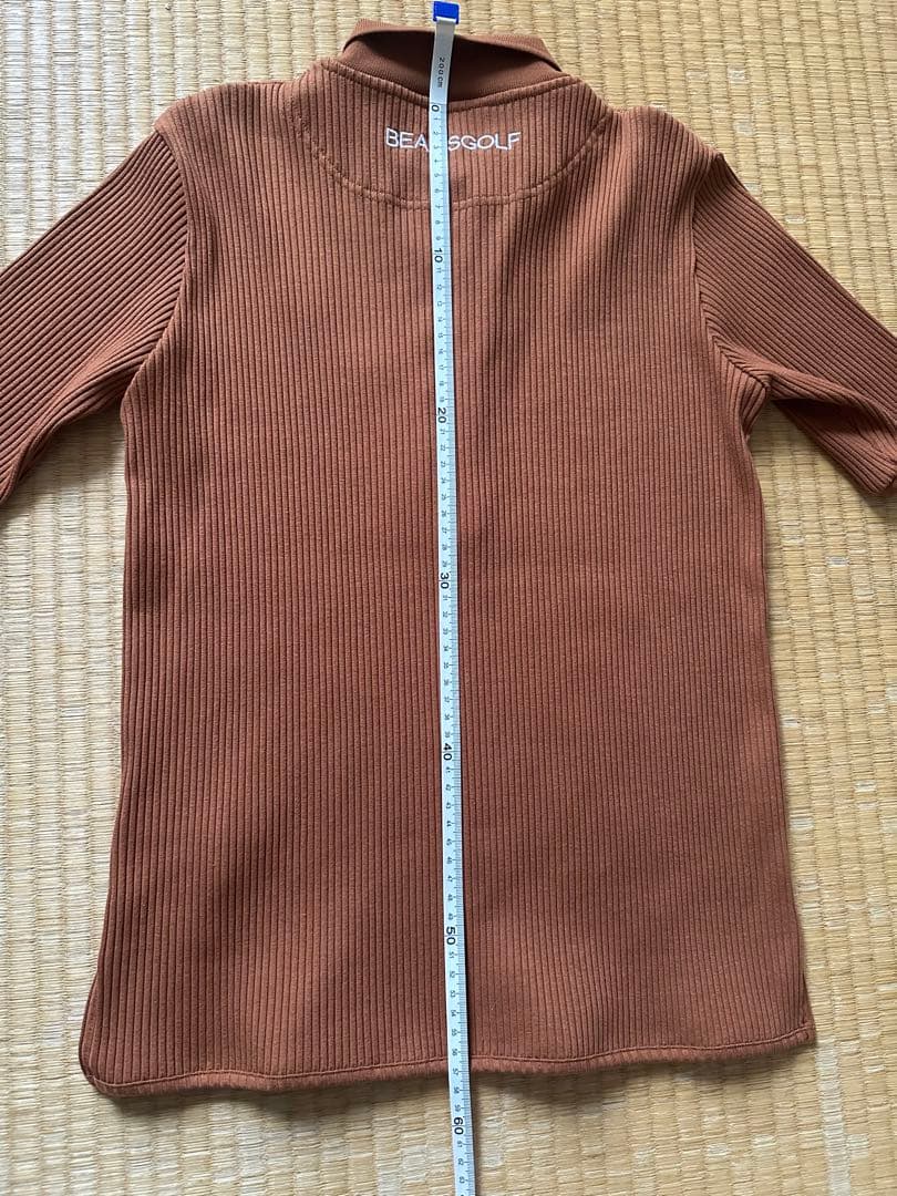 ビームスゴルフ　リブ　ポロシャツ　M
