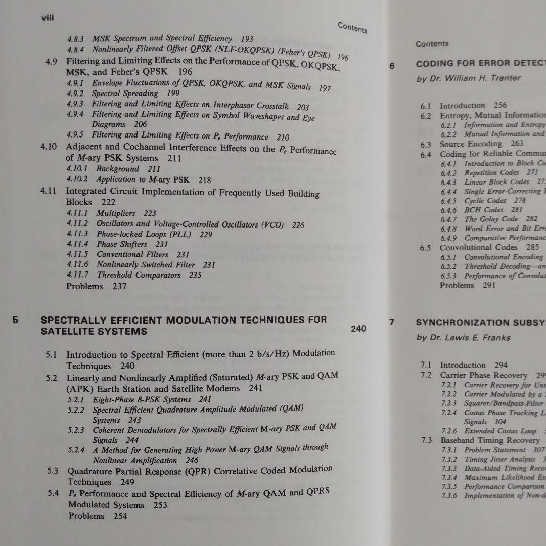 洋書 Digital Communications Satellite / Earth