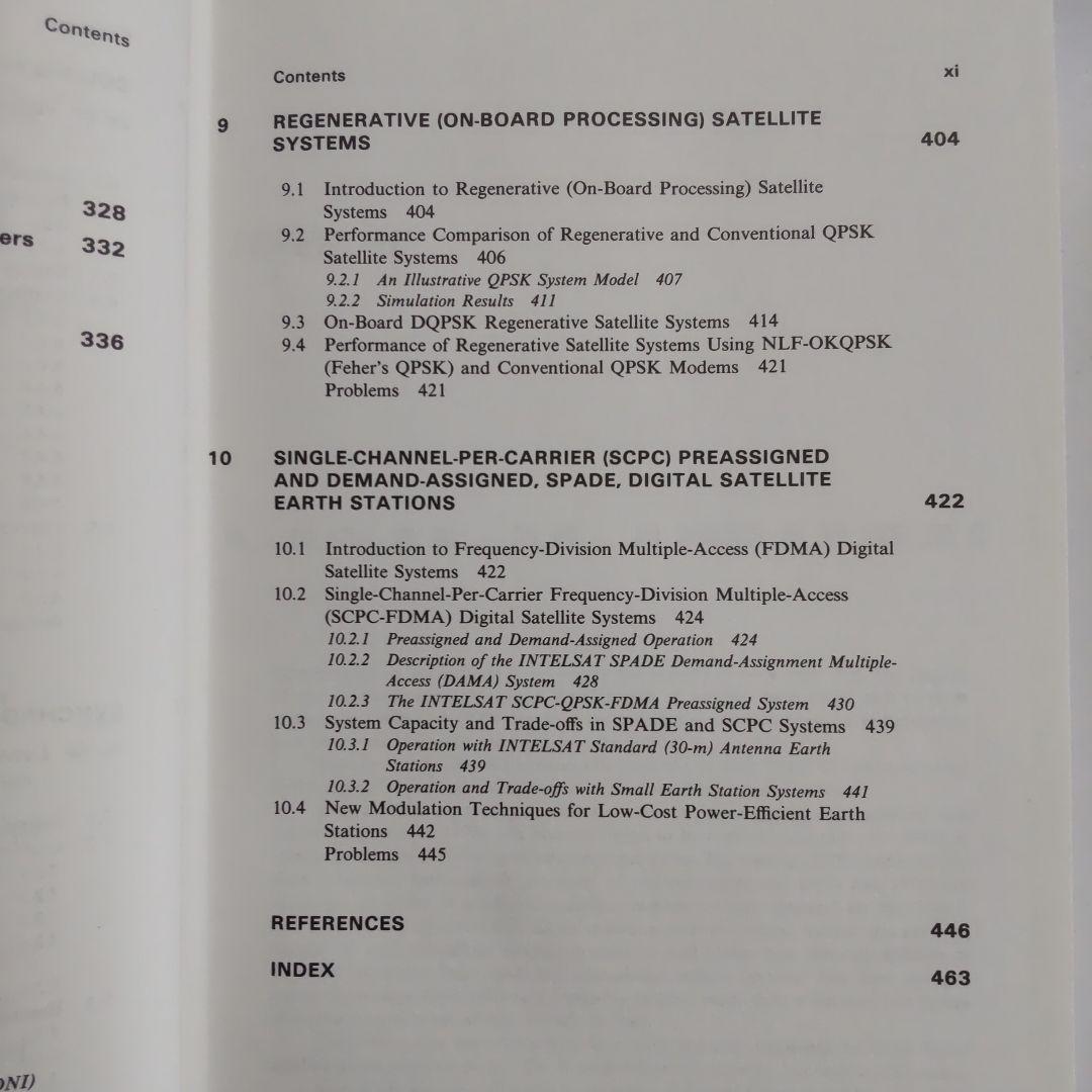 洋書 Digital Communications Satellite / Earth