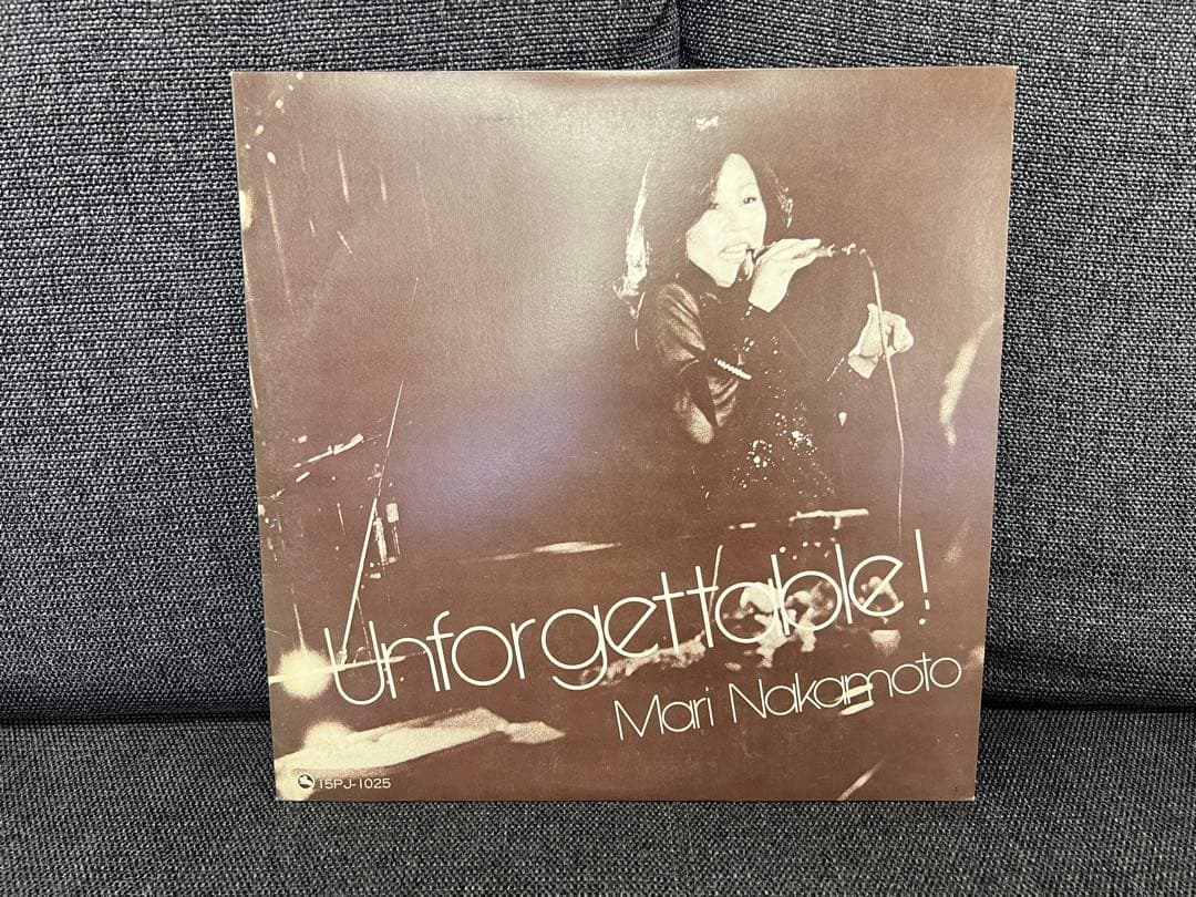 希少盤 中本マリ アンフォゲッタブル 15PJ-1025 TBM LPレコード