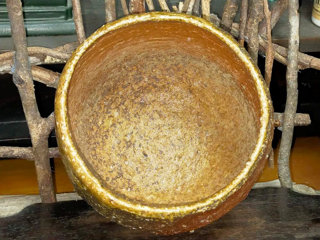 ♥信楽焼♥　宮川憲一　♥茶碗♥　⑥　共箱付き　茶道具　骨董　古玩