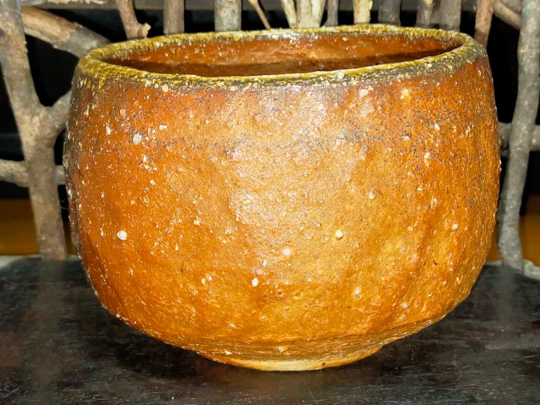 ♥信楽焼♥　宮川憲一　♥茶碗♥　⑥　共箱付き　茶道具　骨董　古玩