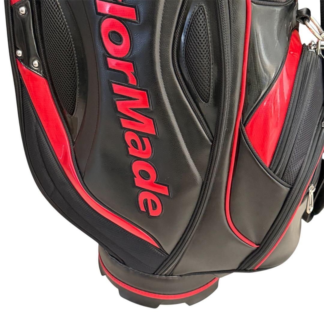 TaylorMade キャディバッグ SY202 ブラック レッドテーラーメイド