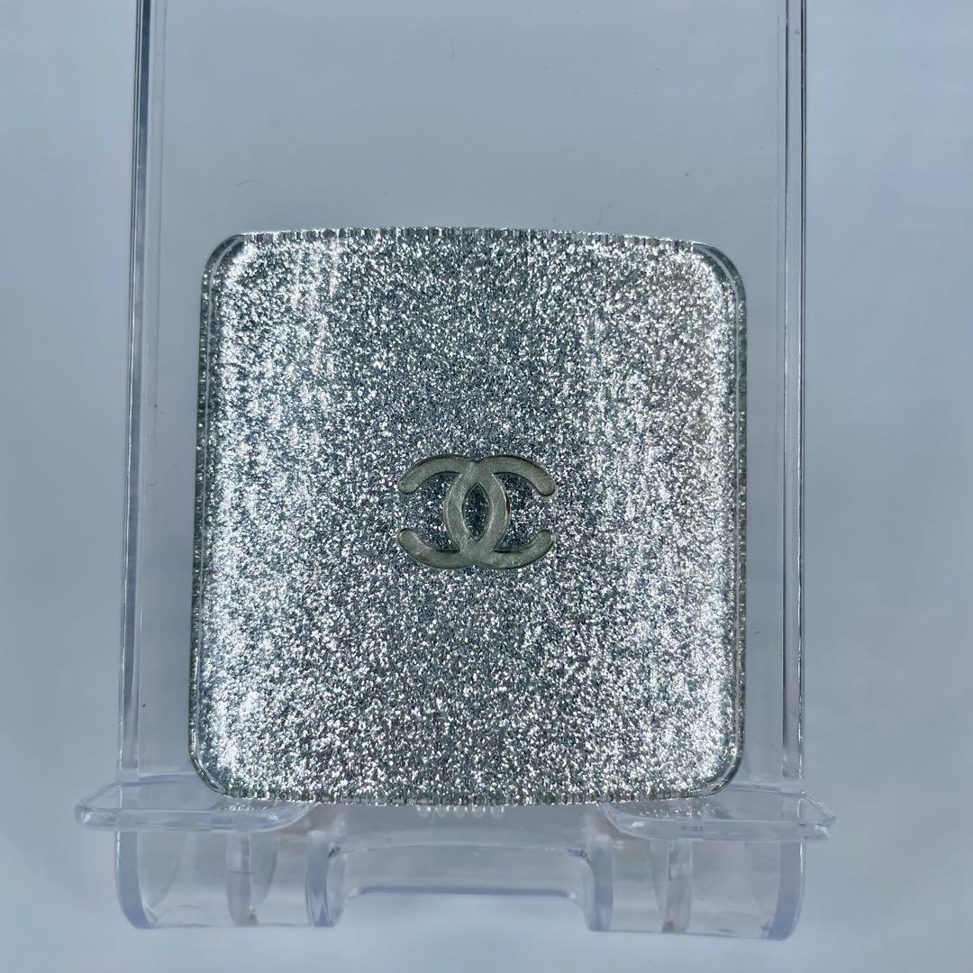 CHANEL バレッタ 髪留め　ココマーク シルバー 箱