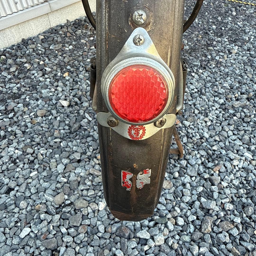 昭和レトロ自転車　実用車　ナショナル　ビンテージ