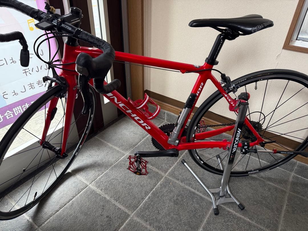 ANCHOR RIS9 ULTEGRA カーボン ロードバイク レッド