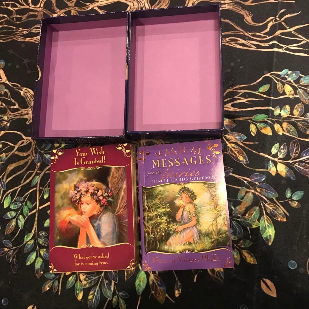 ☘️美品　絶版　希少　日本語版 金縁 マジカル フェアリー オラクルカード