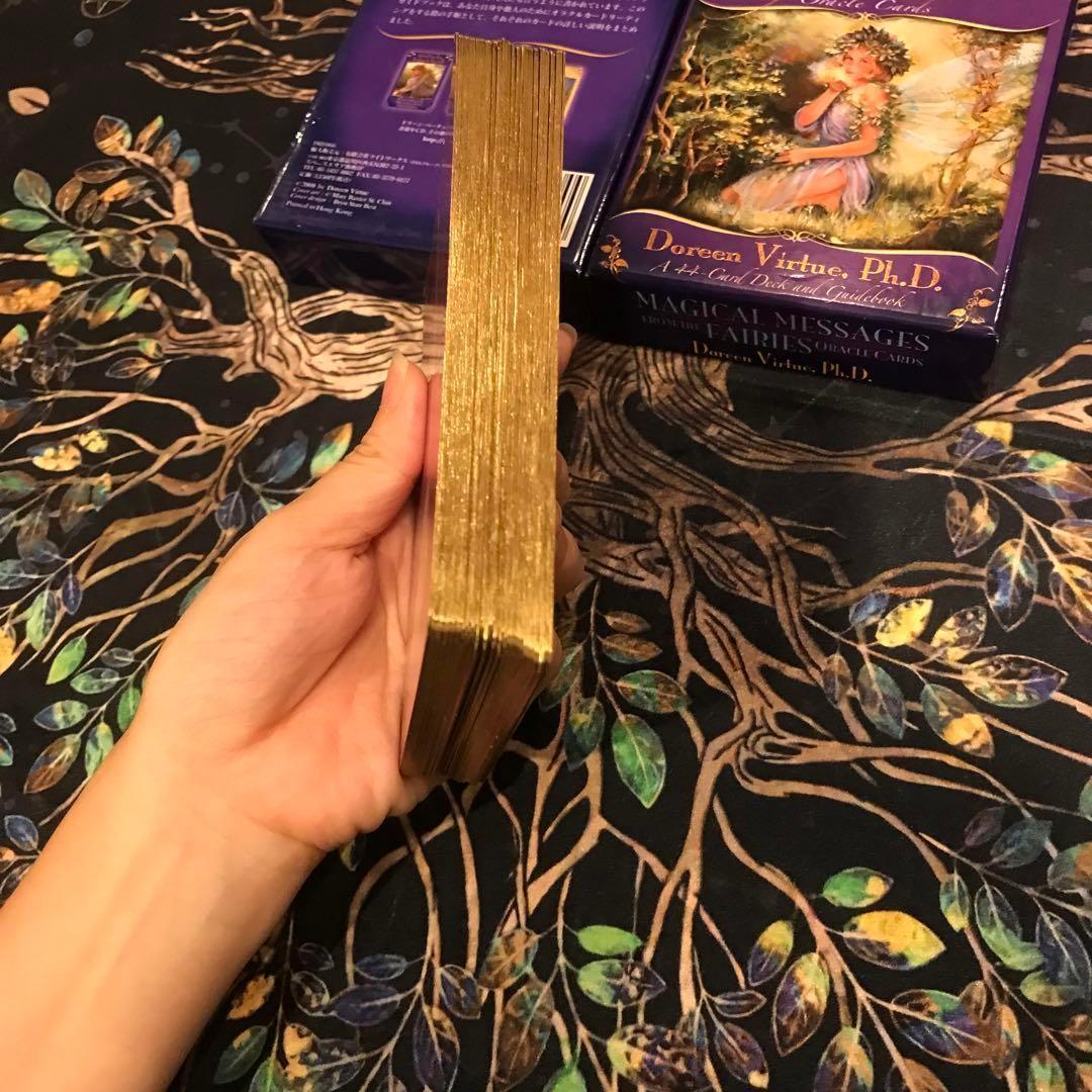 ☘️美品　絶版　希少　日本語版 金縁 マジカル フェアリー オラクルカード