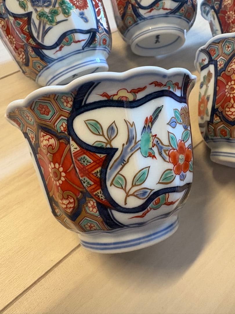 【希少 未使用】有田焼 其泉 小鉢　5客揃　中付揃　賞美堂　有田焼