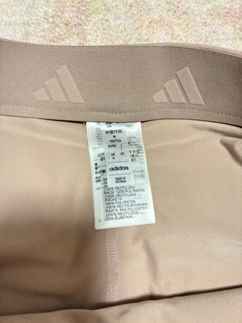 【adidas】ゴルフウェア セットアップ 裏起毛 ジャケット &スカート L