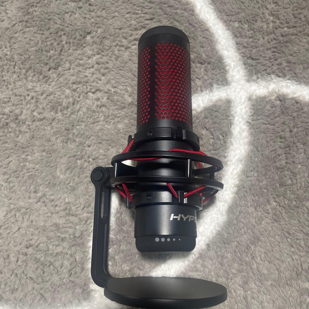 HyperX コンデンサーマイク ブラック/レッド