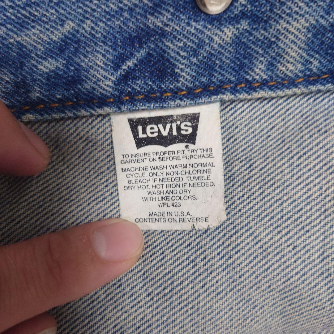 90s リーバイス デニムジャケット L