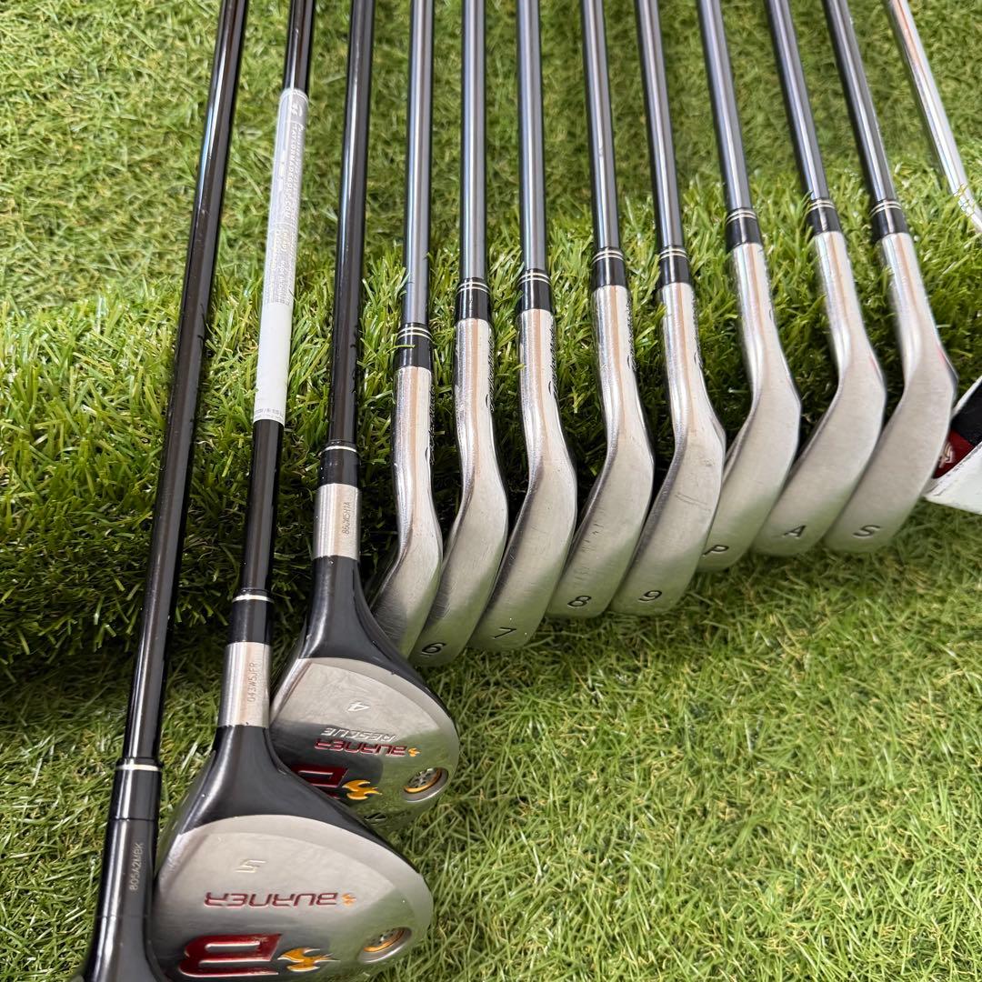 初心者オススメ　テーラーメイド　メンズ ゴルフクラブセット 豪華１２本　右　R